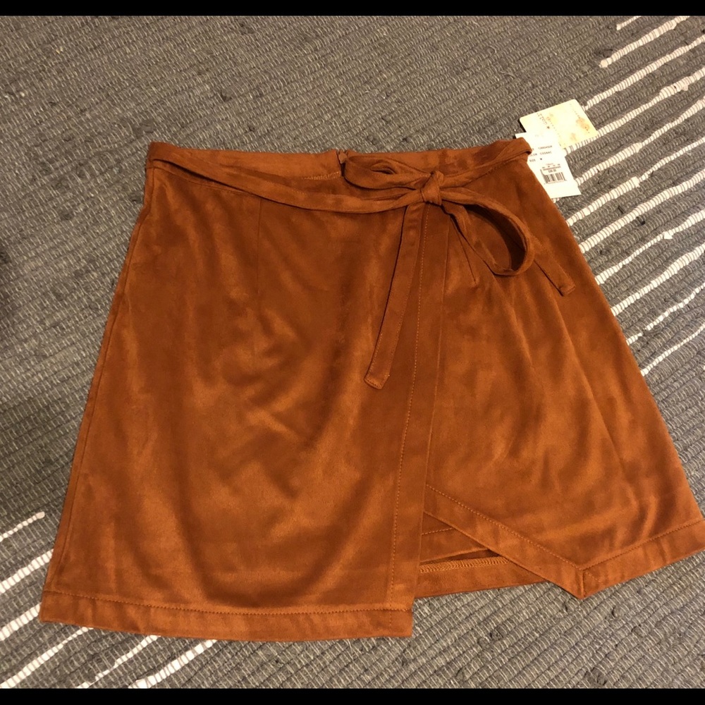 Suede Skirt